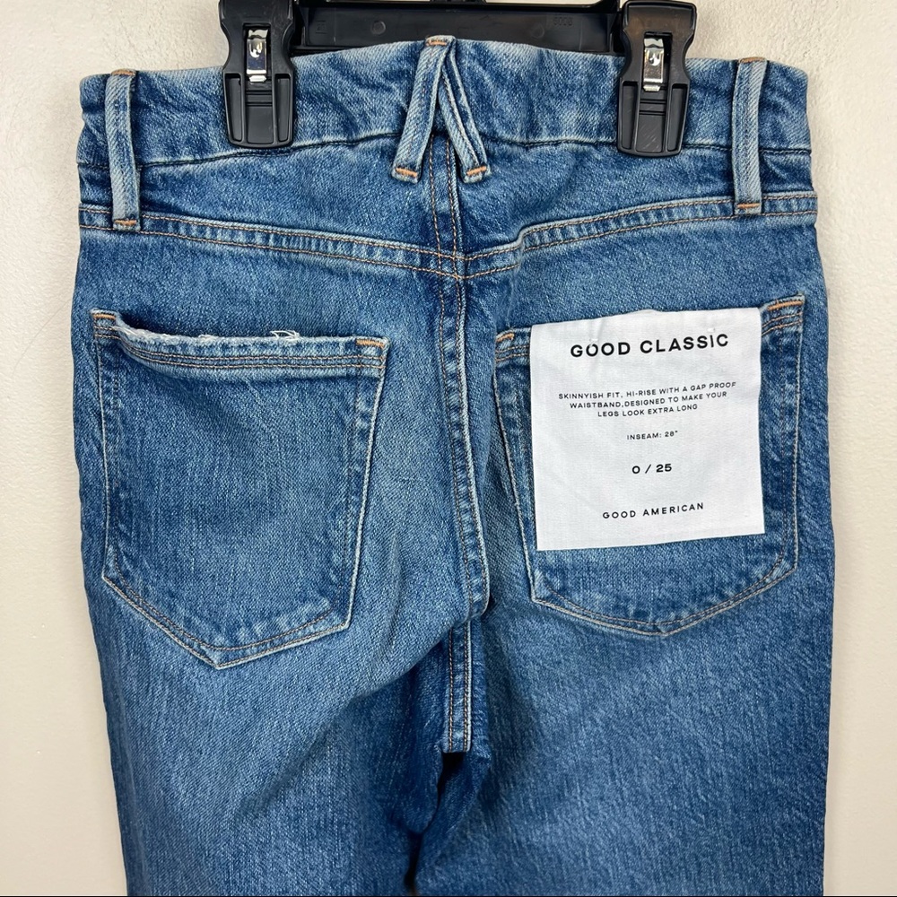 NEW Good American Blue568 in Size 0/25 - Picture 5 of 10
